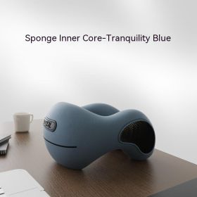 Nap Pillow Office Lunch Break Artifact Lying On The Table Sleeping Pillow Children's Special Nap Sleeping Pillow Pillow (Option: Sponge Inner Core Blue)