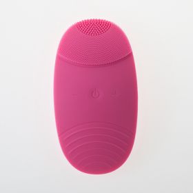 Electric cleansing instrument (Option: Rose Red)