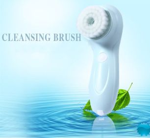 Cleansing instrument waterproof face wash meter (Color: Blue)