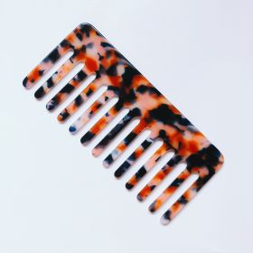 Anti-Static Headwear Marbled Leopard Print Hairdressing Comb (Option: Tortoiseshell)