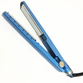 Blue Narrow Nano Titanium Hair Straightener (Option: Blue-US)
