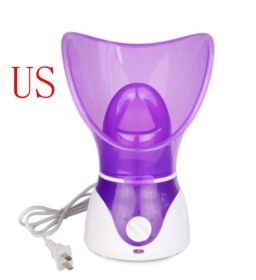 Hot-selling ion hot spray steamer Home steam beauty instrument (Option: Violet US)