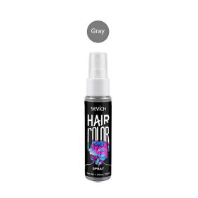 Disposable hair dye spray quick temporary dye (Color: Grey)