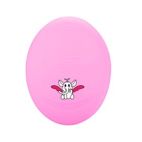 Electric Bamboo Charcoal Silicone Cleansing Instrument (Option: Egg Pink)
