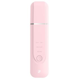 InFace Ultrasonic Ion Cleansing Blackhead Massage Skin Scrubber Peeling Shovel Facial Pore Cleaner Machine (Color: Pink)