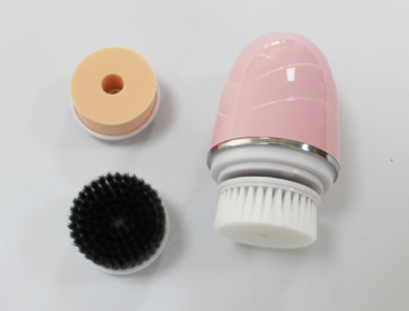 Rotary face washer electric cleaning brush (Color: Pink)