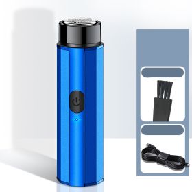 JLL032 Mini Electric Shaver For Men (Option: Blue-USB)