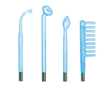High Frequency Electrotherapy Instrument Glass Tube Accessories (Option: Blue light-Four piece set)