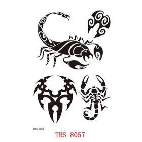 Waterproof Tattoo With Totem Characters (Option: 8057)