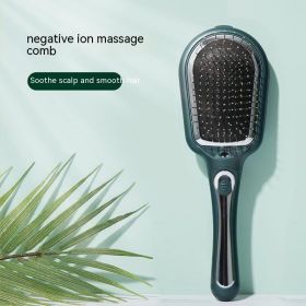Electric Massage Comb Head Vibration Anion (Option: Emerald)