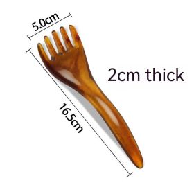 Resin Five Claw Head Massager (Option: Brown Five Claws)