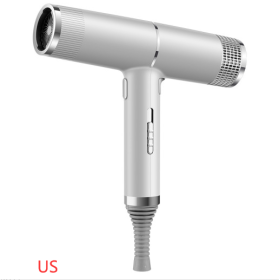 New Concept Hair Dryer Household Hair Dryer (Option: Silver-US-Color box)