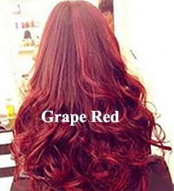 Black Coconut Oil Hair Dye Cover Up (Option: Grape red)